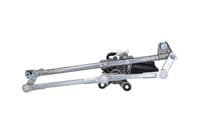 Stiklu tīrītāja sviru un stiepņu sistēma