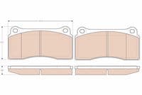 Bremžu uzliku kompl., Disku bremzes