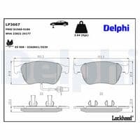 Bremžu uzliku kompl., Disku bremzes