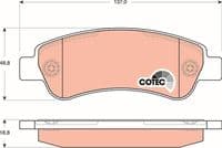 Bremžu uzliku kompl., Disku bremzes