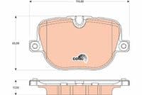 Bremžu uzliku kompl., Disku bremzes