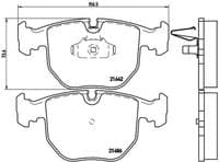 Bremžu uzliku kompl., Disku bremzes