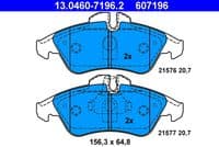 Bremžu uzliku kompl., Disku bremzes