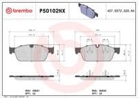 Bremžu uzliku kompl., Disku bremzes