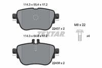 Bremžu uzliku kompl., Disku bremzes