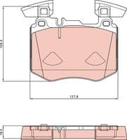 Bremžu uzliku kompl., Disku bremzes