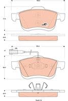 Bremžu uzliku kompl., Disku bremzes