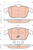 Bremžu uzliku kompl., Disku bremzes