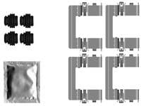 Piederumu komplekts, Disku bremžu uzlikas
