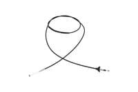 Motora pārsega slēdzenes trose