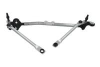 Stiklu tīrītāja sviru un stiepņu sistēma