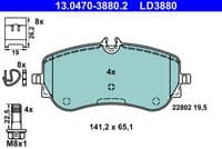 Bremžu uzliku kompl., Disku bremzes