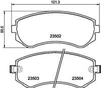Bremžu uzliku kompl., Disku bremzes