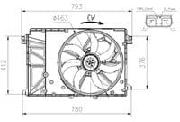 Ventilators, Motora dzesēšanas sistēma