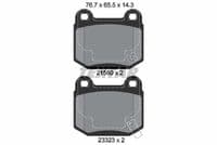 Bremžu uzliku kompl., Disku bremzes