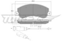 Bremžu uzliku kompl., Disku bremzes