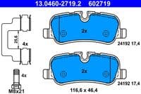Bremžu uzliku kompl., Disku bremzes