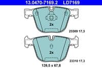 Bremžu uzliku kompl., Disku bremzes