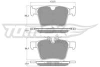 Bremžu uzliku kompl., Disku bremzes