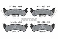 Bremžu uzliku kompl., Disku bremzes