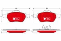 Bremžu uzliku kompl., Disku bremzes