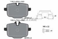 Bremžu uzliku kompl., Disku bremzes