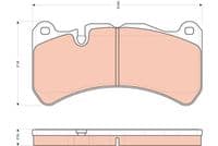 Bremžu uzliku kompl., Disku bremzes