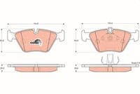 Bremžu uzliku kompl., Disku bremzes