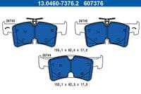 Bremžu uzliku kompl., Disku bremzes