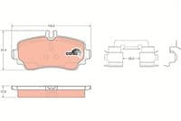 Bremžu uzliku kompl., Disku bremzes