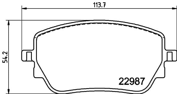 Bremžu uzliku kompl., Disku bremzes HELLA 8DB 355 039-231 1
