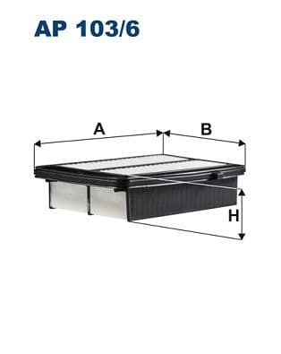Gaisa filtrs FILTRON AP 103/6 1