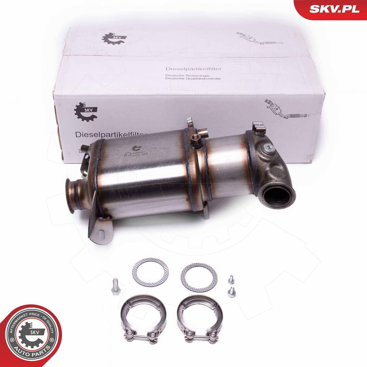 Nosēdumu-/Daļiņu filtrs, Izplūdes gāzu sistēma ESEN SKV 62SKV521 1