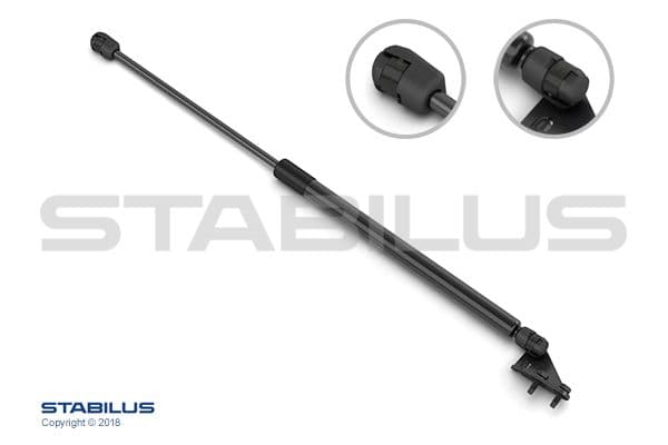 Gāzes atspere, Bagāžas/Kravas nodalījuma vāks STABILUS 3391XU 1