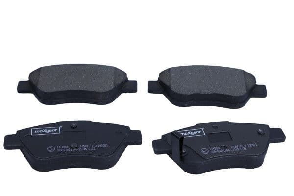 Bremžu uzliku kompl., Disku bremzes MAXGEAR 19-3380 1