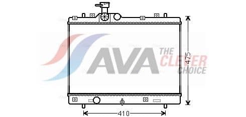Radiators, Motora dzesēšanas sistēma AVA Clever Choice SZ2137 1