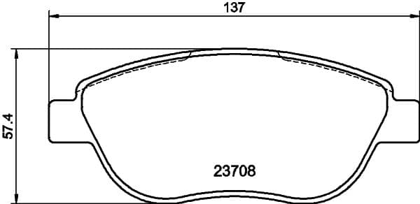 Bremžu uzliku kompl., Disku bremzes HELLA PAGID 8DB 355 011-331 1