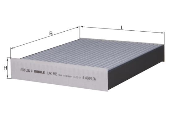 Filtrs, Salona telpas gaiss KNECHT LAK 855 1