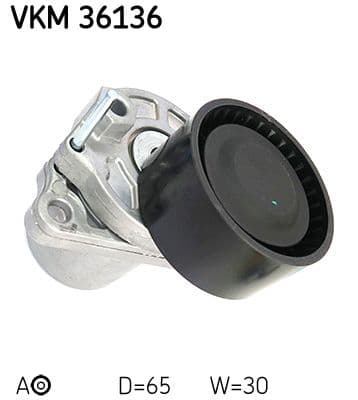 Spriegotājrullītis, Ķīļrievu siksna SKF VKM 36136 1