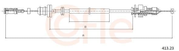 Akseleratora trose COFLE 413.23 1