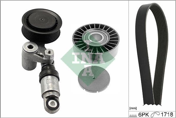 Ķīļrievu siksnu komplekts Schaeffler INA 529 0244 10 1