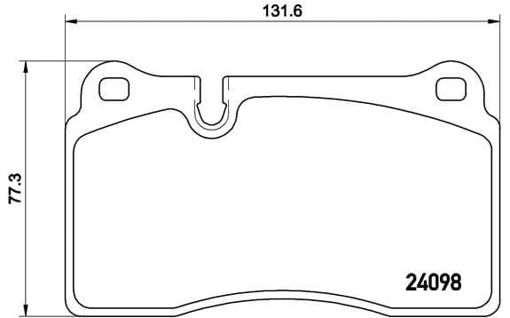 Bremžu uzliku kompl., Disku bremzes BREMBO P 85 110 1