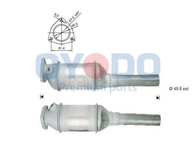 Katalizators Oyodo 10N0041-OYO 1