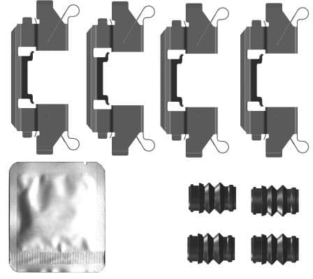 Piederumu komplekts, Disku bremžu uzlikas TEXTAR 82556400 1