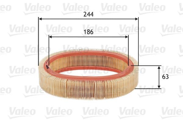 Gaisa filtrs VALEO 585606 1