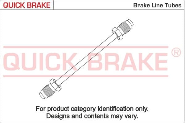 Bremžu sistēmas cauruļvads QUICK BRAKE CU-0780A-E 1