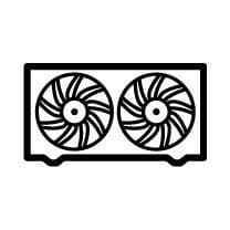 Ventilators, Motora dzesēšanas sistēma NRF 470217 1