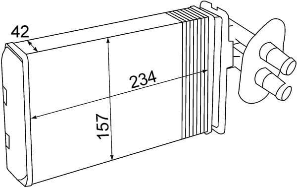 Siltummainis, Salona apsilde MAHLE AH 69 000S 1