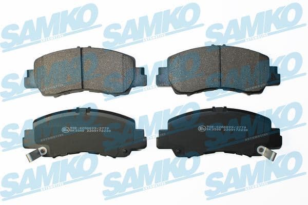 Bremžu uzliku kompl., Disku bremzes SAMKO 5SP2230 1