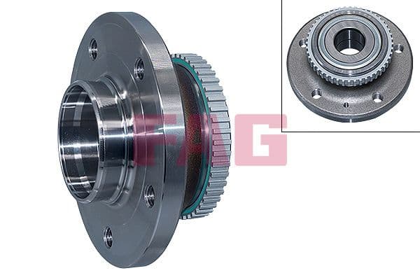Riteņa rumbas gultņa komplekts Schaeffler FAG 713 6600 80 1
